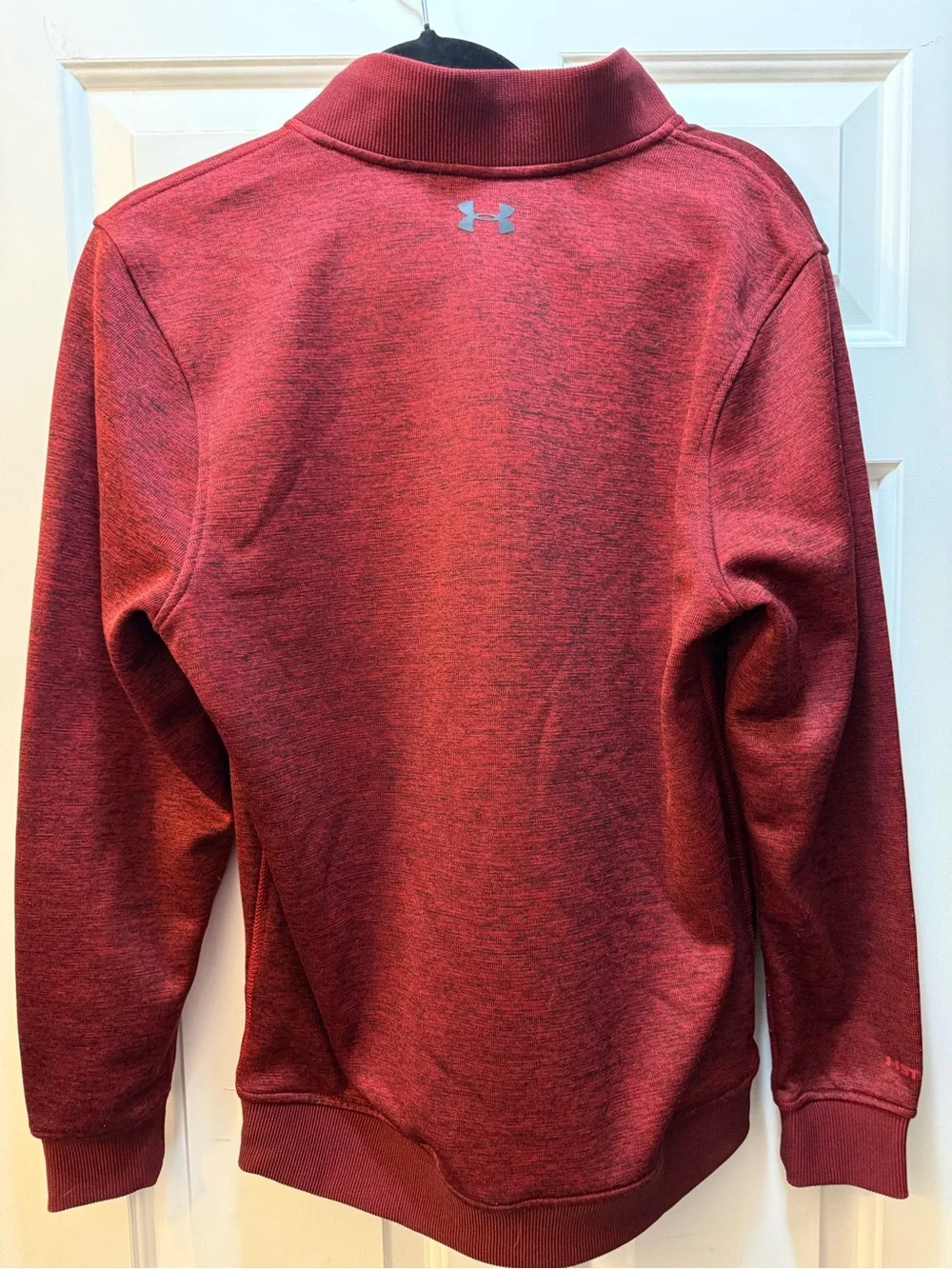 Under Armour Men’s Heathered Red Half-Zip Performance Pullover